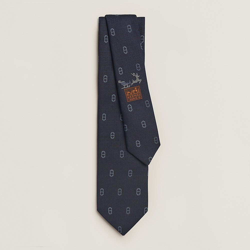 【&Necco 】HERMES CRAVATE THILL ネクタイ maillon-d-hiver-tie--339404T